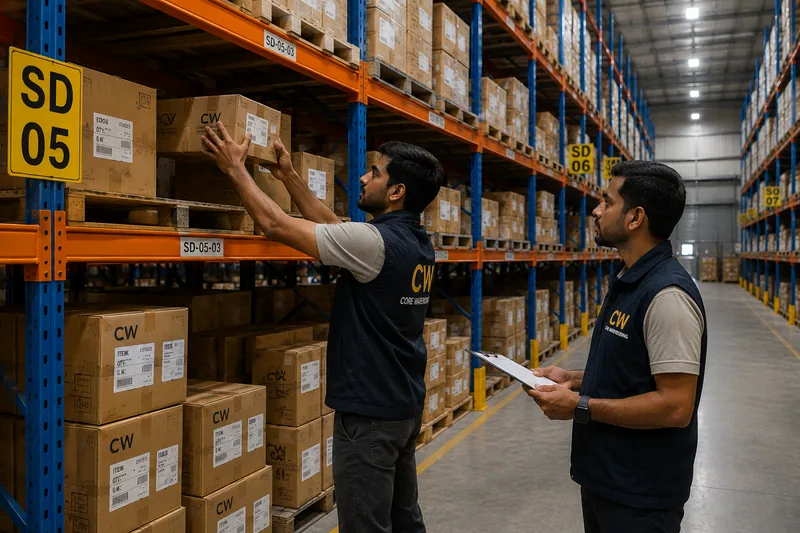 Picking operations at CoreWarehousing